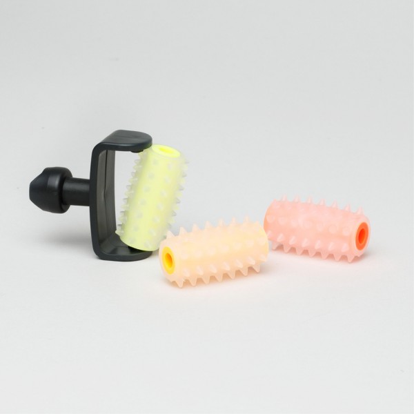 Sensory Roller white - 3 different coloured rollers