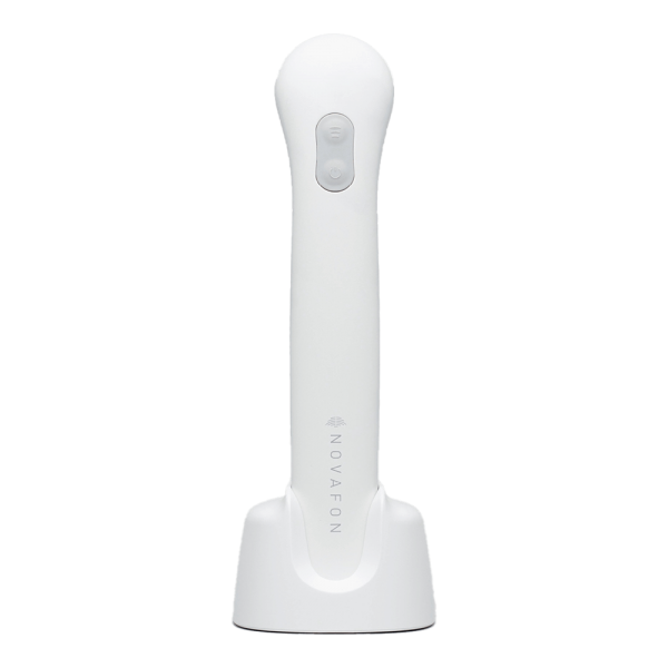 Das novafon inkl. Ladestation transparent